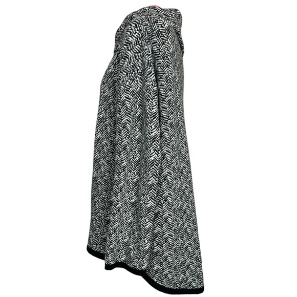 Italian wool long sleeve cardigan buckle closure pleated peter pan like collar - Picture 9 of 9